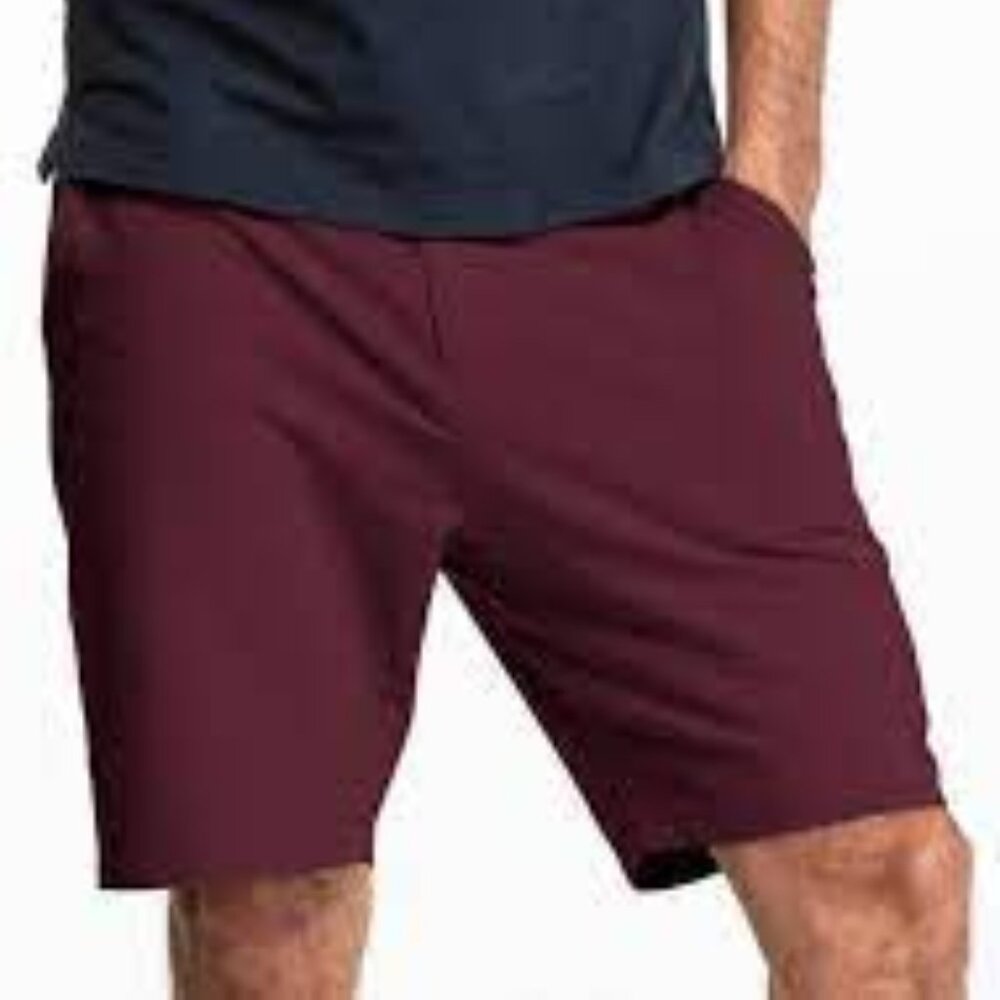 Swet Tailor EveryDay Chino Short in Oxblood  Mens Size 28 every day NWT